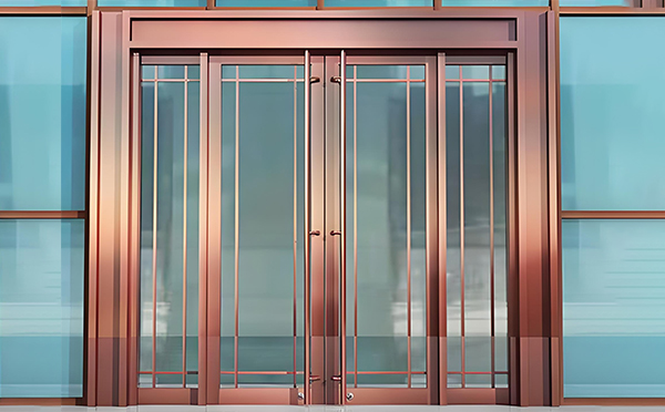 巴里坤玻璃地弹门